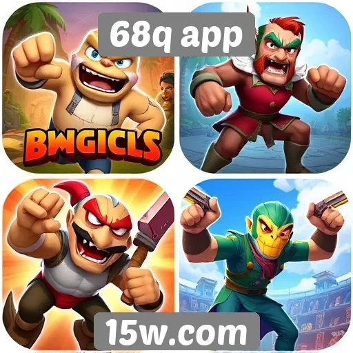 Comparativo de jogos disponíveis no 68q app