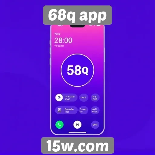 Interface do 68q app melhora interatividade do usuário